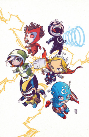 Uncanny Avengers Baby Cover by skottieyoung