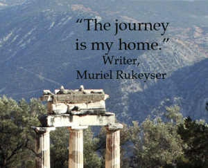 Travel a road of literate quotes about the journey