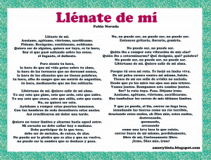 Poems of love in spanish