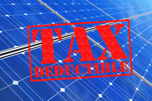 Small business can get a tax break on installing solar. Thanks Mr ...