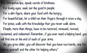 For Attractive Lips, Speak Words of Kindness ~ Life Quote