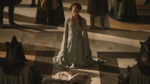 Sansa is humiliated by Joffrey in front of the Royal Court