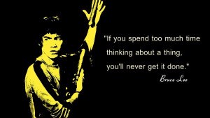 Home » Quotes » Bruce Lee - Thinking Quotes Wallpaper