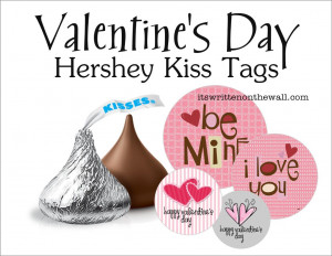 Freebie) Valentine's Day Hershey Kiss Tags (63)