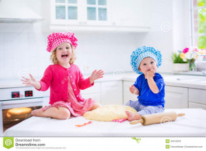 Cute kids, adorable little girl and funny baby boy wearing pink and ...