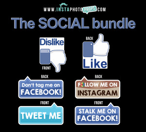 set of (5) signs – The POINTING BUNDLE