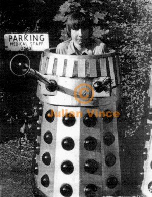 Katy Manning Dalek Photo Shoot