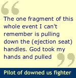 Pilot Quotes Pilot tells of ordeal