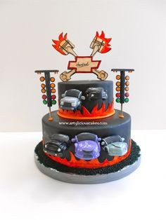drag race cake By aicakes on CakeCentral.com More