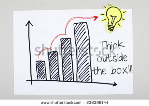 Think Outside The Box Concept / Creative Improvement Business ...