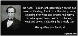 quote-tis-noon-a-calm-unbroken-sleep-is-on-the-blue-waves-of-the-deep ...