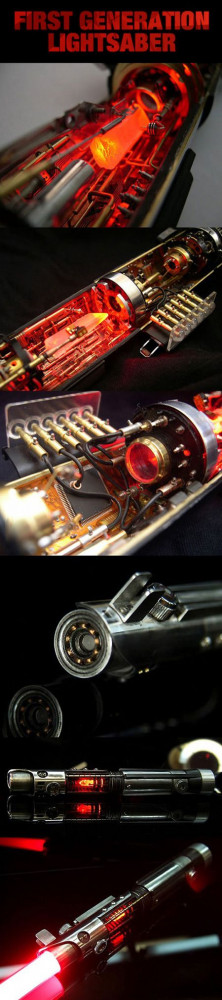 This just might be the closest thing to a real lightsaber yet.