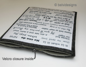 Handmade Apple iPad sleeve / case / cover - 