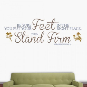 Stand Firm Quotes