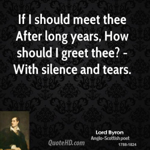 Lord Byron Quote Should...