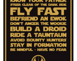 Star Wars Inspired Quotes, Digital Art Print 14x11 ...