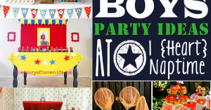 50 Awesome Boys' Party Ideas! So many GREAT ideas! #kids #parties