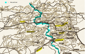 Verdun Battle Map
