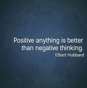 Positive anything is better..