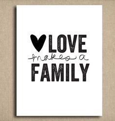 Amour fait une famille - familles est si différents de nos jours et ...