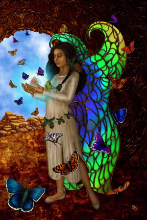 The Goddess Card of the Day – Butterfly Maiden