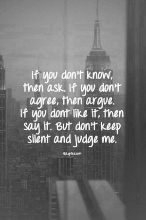 Learn to speak up for yourself