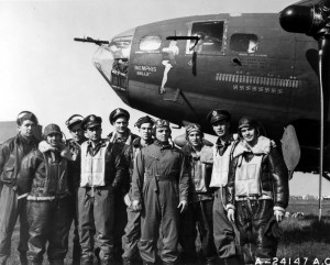 ... crew of B-17 Memphis Belle becomes the first entire crew to complete a