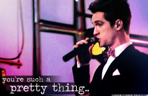 brendon urie, gif, panic at the disco, quote