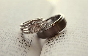 Wedding Rings Bible Wedding rings on bible by