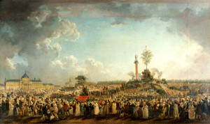 Public ritual for Robespierre’s Cult of The Supreme Being