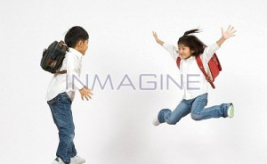 elementary students jumping stock photos pictures photography