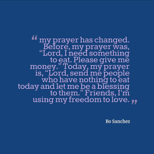 Do you have other inspiring words from the Preacher in Blue Jeans ...