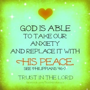 Catholic Inspirational Quotes – Peace and Anxiety