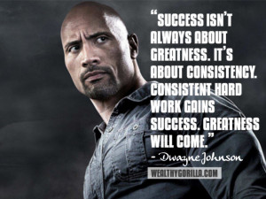 dwayne johnson the rock dwayne johnson quotes bodybuilding success ...