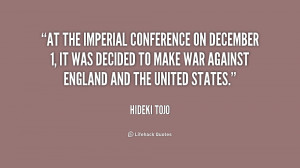 At the Imperial Conference on December 1, it was decided to make war ...
