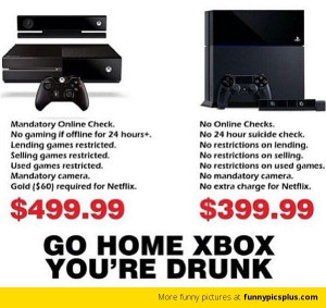 PS4 vs Xbox One Meme | Funny PS4 vs Xbox One jokes (Share yours too ...