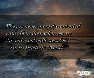 Discontented Quotes