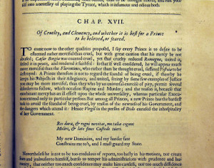 Machiavelli and the World Today