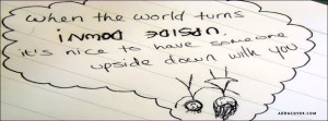 When the World Turns Upside Down Facebook Cover