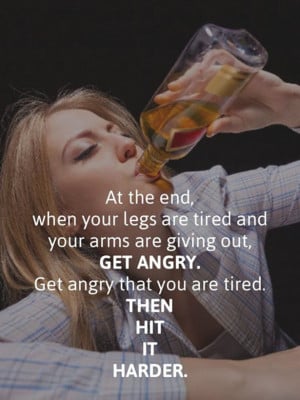 Fitness Quotes with Photos of People Drinking
