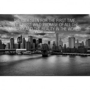 Fitzgerald quote. I love the city.
