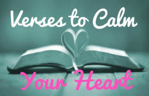 verses to calm your heart dec 7 2014 chels the word bible bible verses ...
