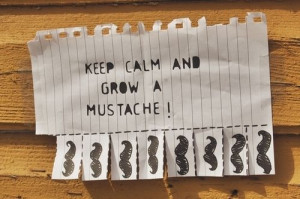 Keep Calm & Grow a Mustache