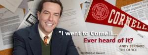 Cornell warms up to alumnus Andy Bernard By Adweek Blogs