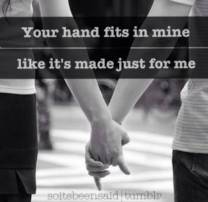 Couple Holding Hands Quote