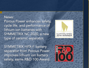 Porous Power enhances safety, cycle life and performance of lithium ...