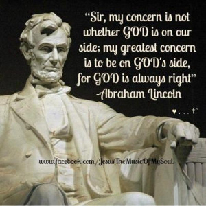 Abraham Lincoln Presidential Quote