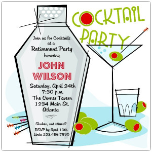 Cocktail Party Invitations | Cocktail Invitations | PaperStyle