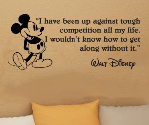 Walt Disney Mickey Mouse I have been up against tough by kisvinyl, $18 ...