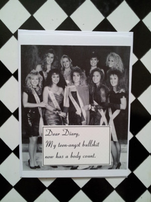 Funny Friend Cards, 80's Yearbook High School Horrors, Heather's Quote ...